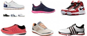 Golfschuhe im Fokus! Golf Post nimmt die großen Hersteller unter die Lupe. (Foto: Nike/Puma/Ecco/Adidas/FootJoy)