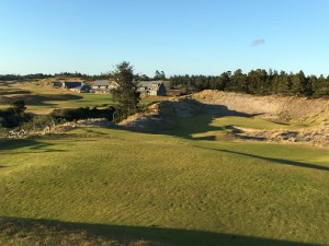 Typischer Ausblick auf einen der vier Linkskurse vom Golfresort Bandon Dunes. (Foto: Rainer Veith)