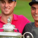 Erneut war Rickie Fowler nur Zuschauer, als einer seiner besten Freunde auf der Tour, Justin Thomas, seinen ersten Majorsieg bei der PGA Championship 2017 feierte. (Foto: Getty)