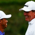 Tiger Woods fungierte für Phil Mickelson, der bei der PGA Championship 2017 sein 100. Major spielen wird, als Motivator. (Foto: Getty)