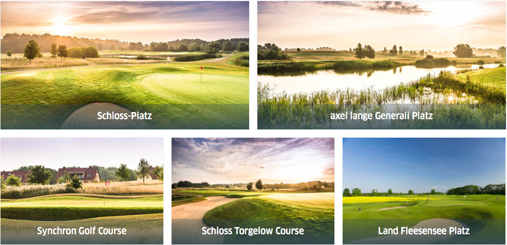 Drei 18-Loch-Plätze und zwei 9-Loch-Plätze sorgen für endloses Golfvergnügen das man erlebet haben muss. (Foto: Fliesensee Hotels & Sportresort)