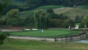 Sowohl als Vereinssymbol wie auch im Golfplatz selbst ist das Wappentier verewigt. (Foto: DGV) 