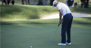 Martin Kaymer mit dem finalen Putt beim Ryder Cup 2012. (Foto: Getty)