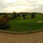 Die GolfRange Anlage in Dortmund ist teilweise von einer Pferderennbahn eingefasst. (Foto: GolfRange)