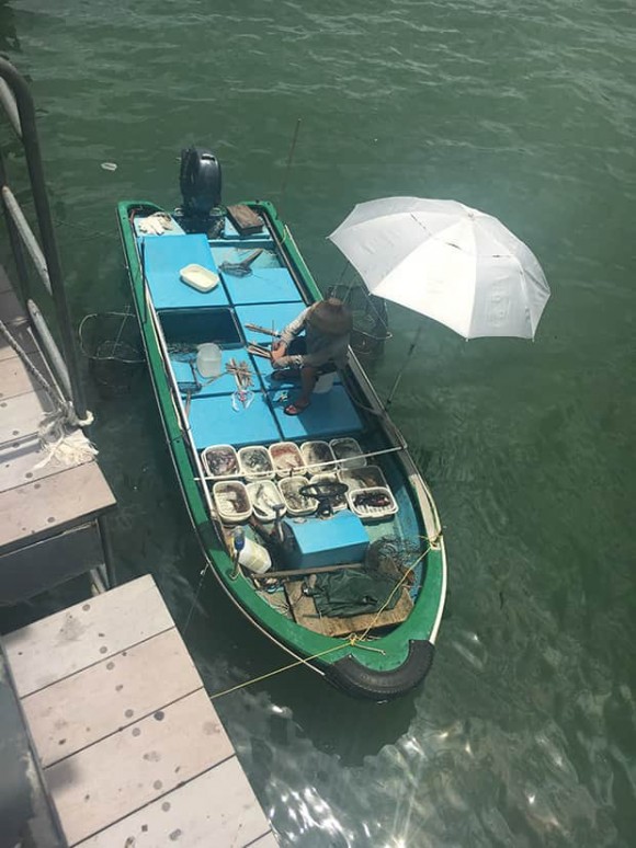 Golfreise Hongkong Fischhändler in Sai Kung