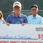 Stacy Lewis spendet die Siegerbörse, wie angekündigt und versprochen, gleich nach ihrem Sieg an die Fluthilfe in Houston. (Foto: Getty)