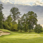 Bahn 2 des Mainzer Golfclubs hat es in den Golfkalender 2018 geschafft. (Foto: Matthias Gruber)