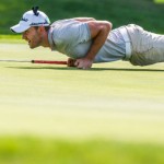 Omega European Masters Maximilian Kieffer scheint mit der Spitze auf Tuchfühlung gehen zu wollen. (Foto: Getty)