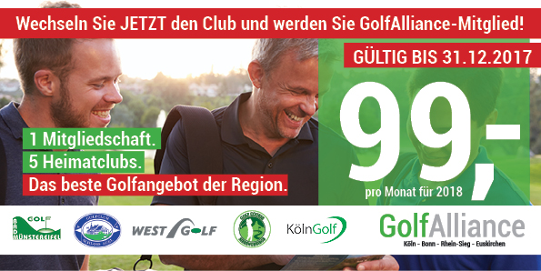 Aktuelles Angebot der Golf Alliance. (Bild: Golf Alliance)