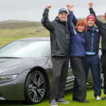 Die glücklichen Gewinner beim Deutschlandfinale des BMW Golf Cup International auf Sylt. (Foto: BMW Presse - und Öffentlichkeitsarbeit)