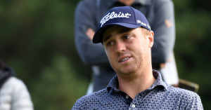 Justin Thomas erlebt in der zweiten Runde des CJ Cup die andere Seite des Nine Bridges Golfkurs. (Foto: Getty)
