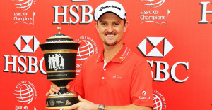 Ton in Ton - Justin Rose hat sich schon mit der Kleidungswahl auf seinen Sieg bei der WGC - HSBC Champions vorbereitet. (Foto: Getty)