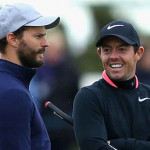 Rory McIlroy mit Schauspieler Jamie Dornan bei der Alfred Dunhill Links Championship. (Foto: Getty)