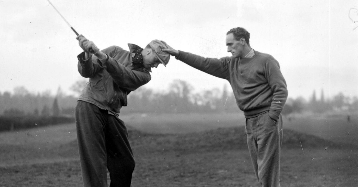 Golfer Erkenntnisse Die Den Nagel Auf Den Kopf Treffen