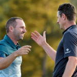 Justin Rose und Sergio Garcia bei der Hong Kong Open 2018. Die Tee Times. (Foto: Getty)