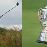 Donald Trump war mal wieder mit einigen Hochkarätern der PGA Tour unterwegs. (Foto: Getty)