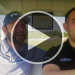 Andy Sullivan ist Fahrgast beim ersten Cartpool Karaoke. (Screenshot: Youtube/National Club Golfer)