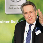 Claus Kobold, Präsident des Deutschen Golf Verbandes, auf der Jahrespressekonferenz in Suttgart. (Foto: Golf Post)