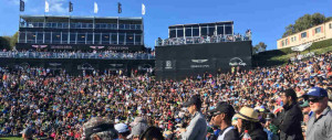 Ber der Genesis Open sorgten einige Fans für Gesprächsstoff. (Foto: twitter.com/genesisopen)