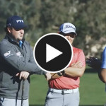 Stephan Jäger (rechts) und seine Kollegen von der PGA Tour stellen einen neuen Weltrekord auf. (Foto: YouTube.de/18Birdies)