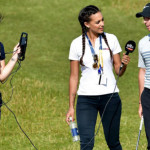 Anders als hier bei Rory McIlroy, werden die Spieler beim World Super 6 direkt mit einem Mikrofon ausgestattet und können mit den Kommentatoren interagieren. (Foto: Getty)