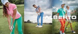 Bei Alberto Golf steht die Sommerkollektion 2018 unter dem Motto "Colourful Green". (Foto: Alberto Golf)