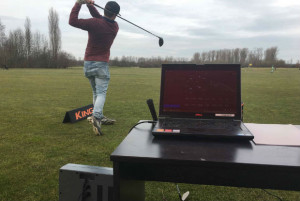 Mit dem Trackman wurden die Drives bei der Cobra Golf Long-Drive-Challenge erfasst. (Foto: Golf Post)