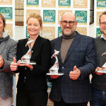 Von links nach rechts: Alex Pielok und Michael Praxl (Wir lieben Golf), Orla Kraft (Golf in Ireland), Vicente Salamanca (Golf Fleesensee), Matthias Gräf (Golf Post) und Michael Ogger (Golf Hoch Zehn) (Foto: Rheingolf)