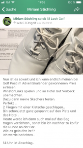 Auch in unserer App wurde fleißig gepostet. Die Golf Post App Community ist somit immer auf dem Neuesten Stand. (Foto: Golf Post)