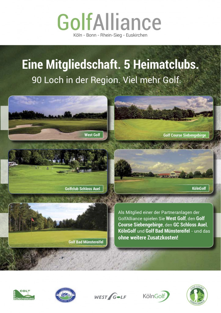 Fünf Plätze, eine Mitgliedschaft. Die GolfAlliance bietet alles was das (Golfer)Herz begehrt. (Foto: GolfAlliance)