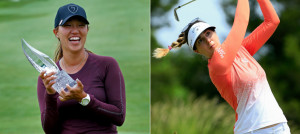 Der erste Titel auf der LPGA Tour für Annie Park, während Sandra Gal starke Fünfte wird. (Fotos: Twitter/ @espnW und Getty)