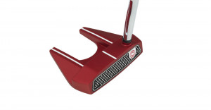 Der Odyssey-O-Work Red Putter mit der Modellnummer #7: Das bekannte schlichte Design ist bei Profis und Amateuren auf der ganzen Welt beliebt. (Foto: Odyssey)