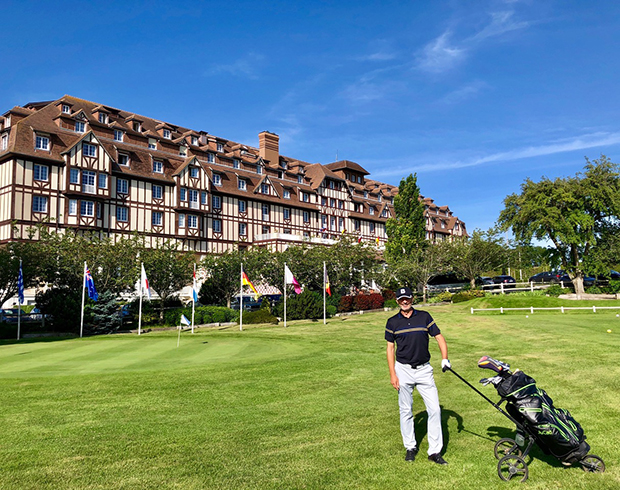 Hotel und Golfplatz Le Barrière. (Foto: Jürgen Linnenbürger)