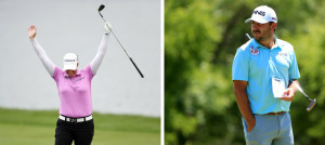 Brittany Lincicome schlägt ein Eagle auf der PGA Tour und Stephan Jäger muss im Finale eine Schippe drauflegen. (Foto: Getty)