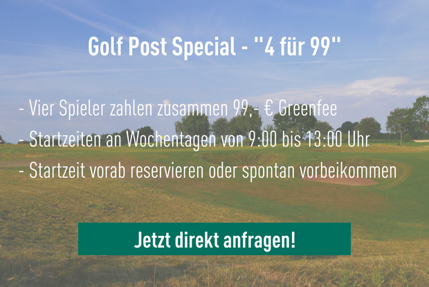 Fragen Sie jetzt direkt das "4 für 99" Angebot in Paderborn an. (Foto: Golfpost)