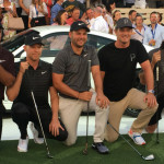 Die geballte Golf-Prominenz schlug auf der Hamburger Reeperbahn zum Kick-Off der Porsche European Open 2018 ab. (Foto: Golf Post)