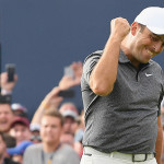 Der Italiener Francesco Molinari gewinnt die Open Championship 2018 in einem dramatischen Finale. (Foto: Getty)