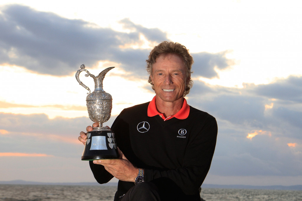 Bernhard Langer beim Triumph der Senior Open Championship im Jahr 2004. (Foto: Getty)