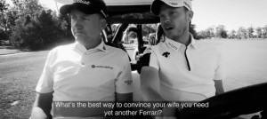 Ian Poulter und Danny Willett bei den "Audemars Piguet - Cart Talks". (Foto: Youtube / Audemars Piguet)
