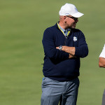 Tiger Wods (re.) und Thomas Björn beim Ryder Cup 2016. (Foto: Getty)