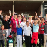 Viel Spaß hatten die jungen Golferinnen beim Sandra Gal Charity Event. (Foto: Golf Post)