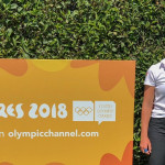 Paula Kirner und Lukas Buller bei den Olympischen Jugendspielen in Buenos Aires. (Foto: DGV)