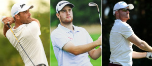 Florian Fritsch, Max Schmitt und Philipp Mejow sicherten sich bei der Irish Challenge einen Platz in den Top 20. (Fotos: Getty u. Instram/@maxschmittgolf)