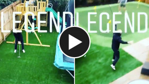 Andy Sullivan wird mit seinem grandiosen Trickshot als "Legend" betitelt. (Foto: Instagram/@andysulligolf)