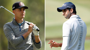 Matthias Schwab und Aaron Rai bei der Hong Kong Open auf der European Tour. (Foto: Getty)