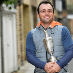 Francesco Molinari mit der Claret Jug. Die Sieges-Trophäe der Open Championship. (Foto: Getty)