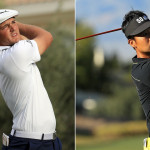 Bryson DeChambeau und Teampartner Kevin Na liegen beim QBE Shootout auf der PGA Tour in geteilter Führung. (Fotos: Getty)