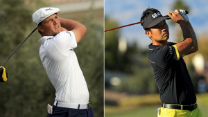 Bryson DeChambeau und Teampartner Kevin Na liegen beim QBE Shootout auf der PGA Tour in geteilter Führung. (Fotos: Getty)