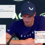 Golfstars zeigen ihren Respekt für Andy Murray. (Foto: YouTube/@ESPN, Twitter/@thomasbjorngolf @JustinRose99 @F_Molinari)