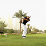 Martin Kaymer beim Start der ersten Runde der Omega Dubai Desert Classic auf der European Tour. (Foto: Getty)